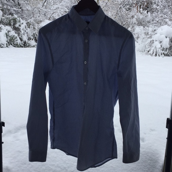 Striped Button Up, Easy-Iron Dress Shirt - Picture 3 of 3